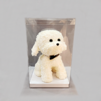 사  이  즈 : 강아지높이 30cm
                 강아지지름 18cm
                 케이스높이 35cm
                 케이스지름 22x22(cm)
꽃장식 원하시는 분은 컬러를 적어주세요
연핑크&파스텔, 연블루&화이트, 화이트&블랙
주문단위 : 1개           