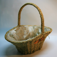 사이즈 대자 밑지름 29cm(19cm) x  높이 17.5cm  
                   폭 45cm(34.5cm) 
           중자 밑지름  23cm(16cm) x 높이 16.5cm 
                   위지름 40.5cm(28cm)
           소자 밑지름  18cm(12.5cm) x 높이 15cm 
                  위지름 34cm(22.5cm)
인초 네추럴 자연색 색상