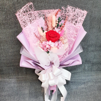 내부 다발 높이 전체약30cm 폭(지름)약15cm
외부포장  높이 전체약35cm 폭(지름)약25cm
색상은 포장컬러에 맞게 전체분위기를 
같은 톤으로 데코레이션합니다.